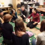 箏・三絃・尺八・笛による和楽器体験講座1回目