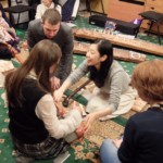 箏・三絃・尺八・笛による和楽器体験講座2回目